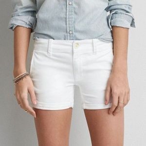 White Jean Shorts (NEVER WORN!)